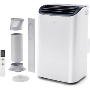 imageEUHOMY Portable Air Conditioners 12000 Btu 3 in 1 Portable Cooling AC with Dehumidifier Fan Modes Standup AC Unit with 46dB Low Noise ampamp 24H Timer Sleep Mode for Bedroom Rooms up to 550 SqFt