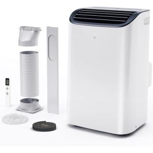 imageEUHOMY Portable Air Conditioners 8000 Btu 3 in 1 Portable Cooling AC with Dehumidifier Fan Sleep Modes AC Unit with Remote Control ampamp 24H Timer for Bedroom Rooms Apartments up to 350 SqFt12 000 BTUs with Heat