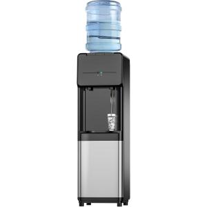 imageEuhomy Hot ampamp Cold Water Dispenser Top Loading Water Dispenser for 3 or 5 Gallon Bottles Top Loading Hot ampamp Cold Water Dispensor with Child Safety Lock for Office HomeSilver and Black