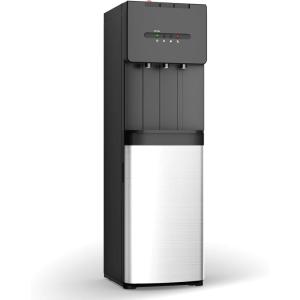 imageEuhomy SelfCleaning Bottom Loading Water Dispenser 3 TemperaturesColdHotWarm with Child Lock Display Light Suitable for Apartments Schools Companies BlackampampSilverBlacksilver