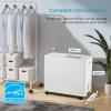 imageEuhomy 1500 SqFt Energy Star Dehumidifier for Basement 22 Pint to 55 Pint Dehumidifier with 085 Gallon Water Tank Capacity Auto DrainageLarge Dehumidifiers For Home with 4 Operation Modes50Pints