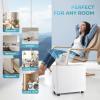 imageEuhomy 1500 SqFt Energy Star Dehumidifier for Basement 22 Pint to 55 Pint Dehumidifier with 085 Gallon Water Tank Capacity Auto DrainageLarge Dehumidifiers For Home with 4 Operation Modes35Pints