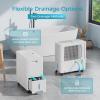 imageEuhomy 1500 SqFt Energy Star Dehumidifier for Basement 22 Pint to 55 Pint Dehumidifier with 085 Gallon Water Tank Capacity Auto DrainageLarge Dehumidifiers For Home with 4 Operation Modes50Pints
