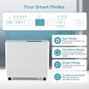 imageEuhomy 1500 SqFt Energy Star Dehumidifier for Basement 22 Pint to 55 Pint Dehumidifier with 085 Gallon Water Tank Capacity Auto DrainageLarge Dehumidifiers For Home with 4 Operation Modes50PintsHT