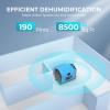 imageEuhomy 1500 SqFt Energy Star Dehumidifier for Basement 22 Pint to 55 Pint Dehumidifier with 085 Gallon Water Tank Capacity Auto DrainageLarge Dehumidifiers For Home with 4 Operation Modes190PintsCS