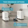 imageEuhomy 1500 SqFt Energy Star Dehumidifier for Basement 22 Pint to 55 Pint Dehumidifier with 085 Gallon Water Tank Capacity Auto DrainageLarge Dehumidifiers For Home with 4 Operation Modes50PintsHT