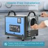 imageEuhomy 1500 SqFt Energy Star Dehumidifier for Basement 22 Pint to 55 Pint Dehumidifier with 085 Gallon Water Tank Capacity Auto DrainageLarge Dehumidifiers For Home with 4 Operation Modes135PintsCS