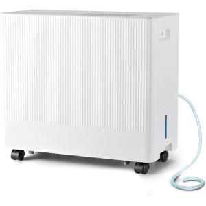 imageEuhomy 1500 SqFt Energy Star Dehumidifier for Basement 22 Pint to 55 Pint Dehumidifier with 085 Gallon Water Tank Capacity Auto DrainageLarge Dehumidifiers For Home with 4 Operation Modes35Pints