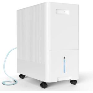 imageEuhomy 1500 SqFt Energy Star Dehumidifier for Basement 22 Pint to 55 Pint Dehumidifier with 085 Gallon Water Tank Capacity Auto DrainageLarge Dehumidifiers For Home with 4 Operation Modes50Pints