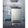 imageEUHOMY Commercial Ice Maker Machine80lbs24H36 Ice Cubes in 812 MinsUnder Counter Ice Maker with Water Filter12lbs Storage CapacityFreestanding Ice Machine for HomeBarCafeRestaurant80lbsCube