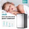 imageEUHOMY Mini Fridge with Freezer 32 CuFt Compact Refrigerator with freezer 2 Door Mini Fridge with freezer Upright for Dorm Bedroom Office Apartment Food Storage or Drink Beer BlackSilver