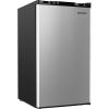 imageEUHOMY Mini Fridge with Freezer 32 CuFt Compact Refrigerator with freezer 2 Door Mini Fridge with freezer Upright for Dorm Bedroom Office Apartment Food Storage or Drink Beer BlackSilver