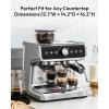 imageEUHOMY Espresso Machine with Grinder 20 Bar Coffee Maker with Milk Frother Steam Wand Professional Expresso Coffee Machines with Removable Water Tank Latte ampamp Cappuccino Machine for Home Barista